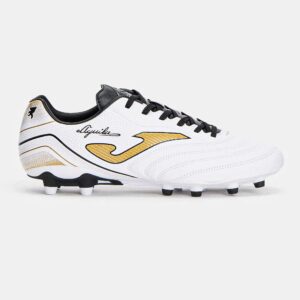 Zapatillas Futbol Aguila 2502 FG Blanco Oro