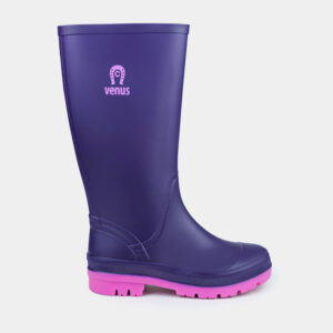 Botas De Mujer Llanera Caña Media Violeta Fucsia